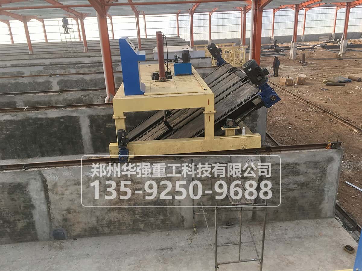 山東大型有機肥生產線現場