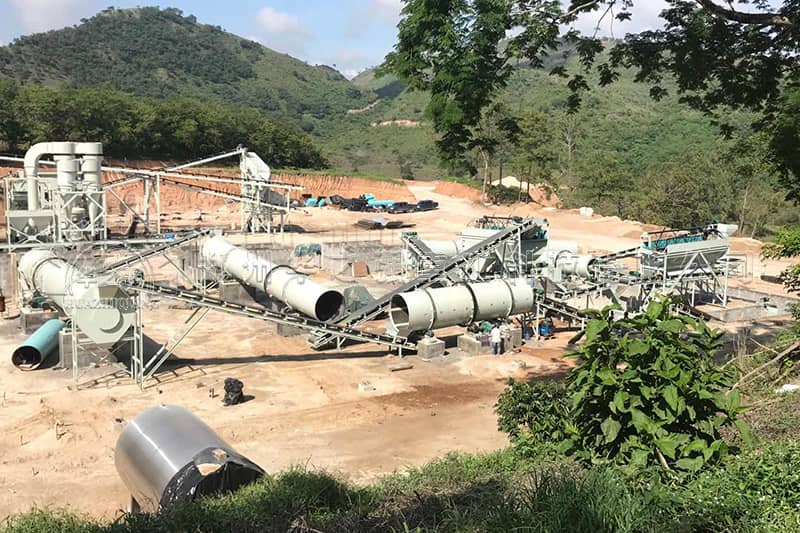 有機肥設備生產線現場