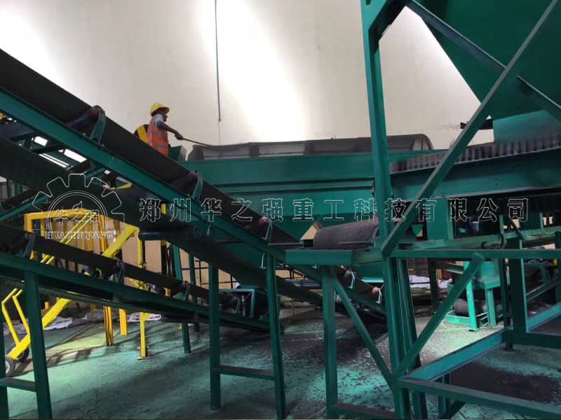 常見的處理餐廚垃圾的滾筒式有機肥設備